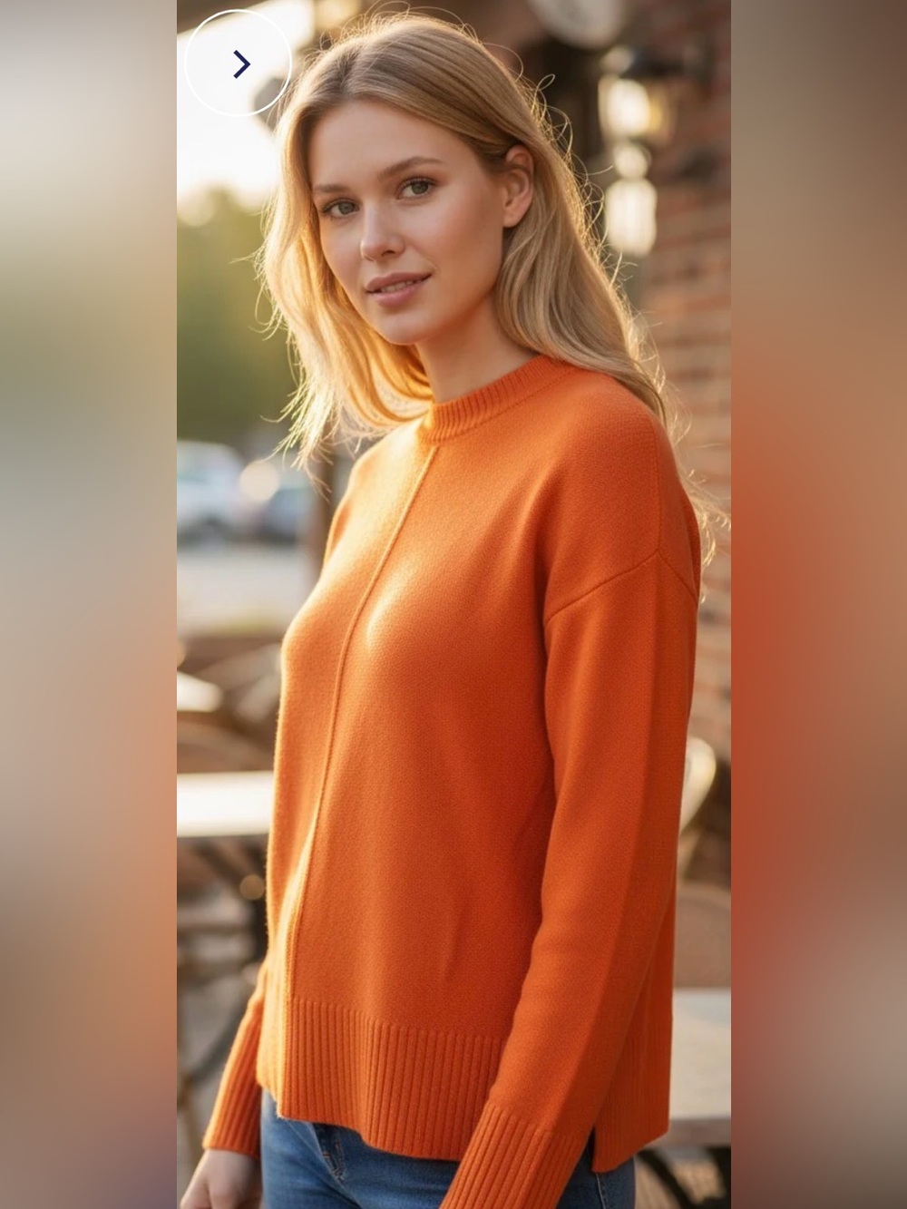 KINROSS Easy Crew Cotton Sweater L